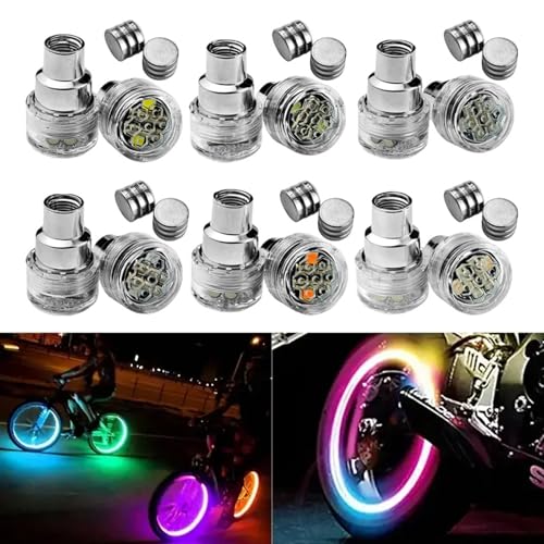 Tapones LED para Neumáticos de Motocicleta y Bici Eléctrica miniatura 2