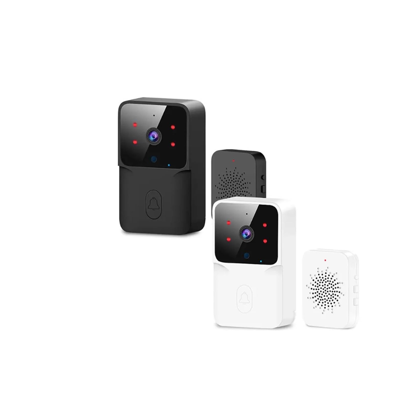 Campanello senza fili Smart Video 2.4G WiFi Telecamera di sicurezza domestica, 2 vie (M8)
