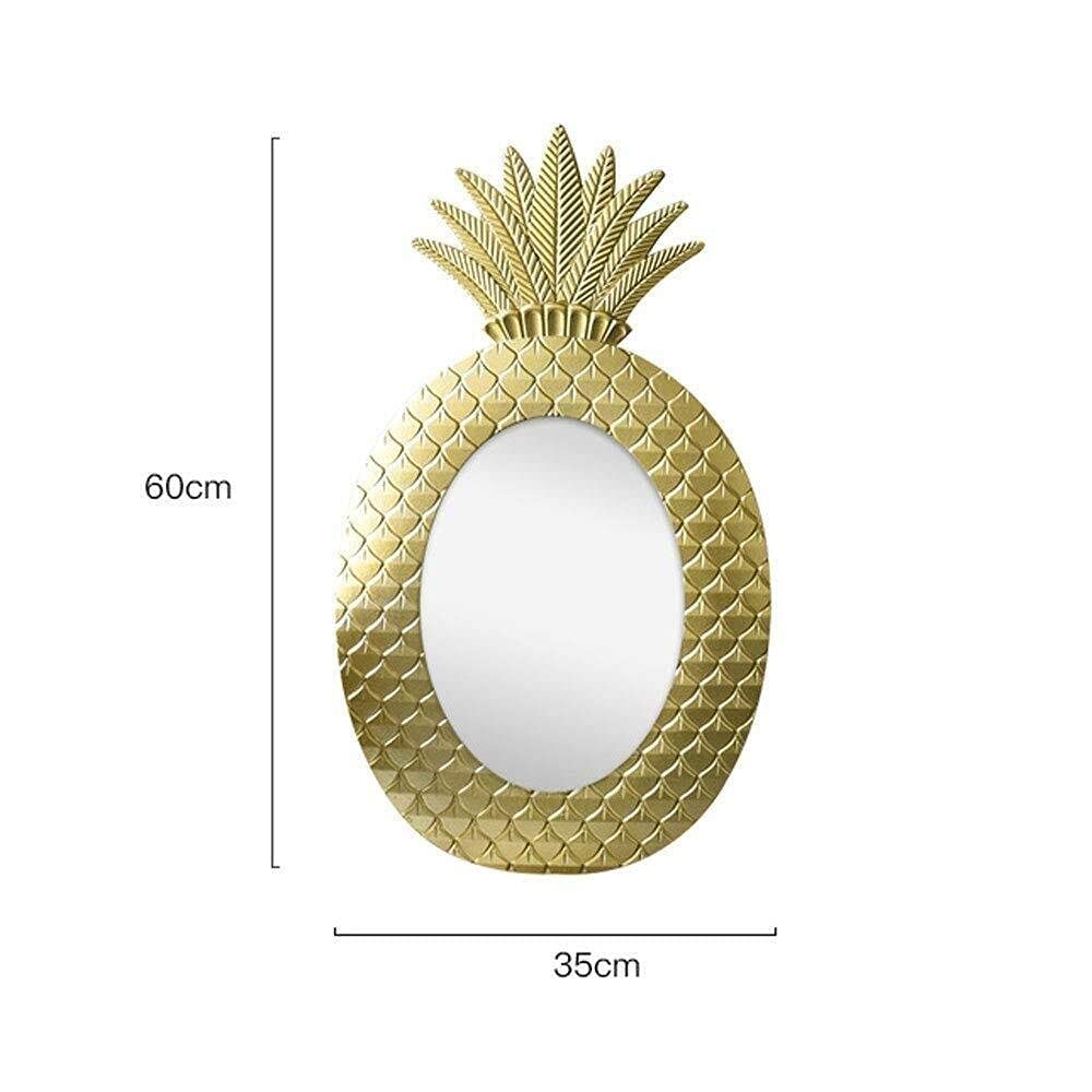 Amazon.co.jp: KAIBINY ヴィンテージミラー、ゴールドパイナップル