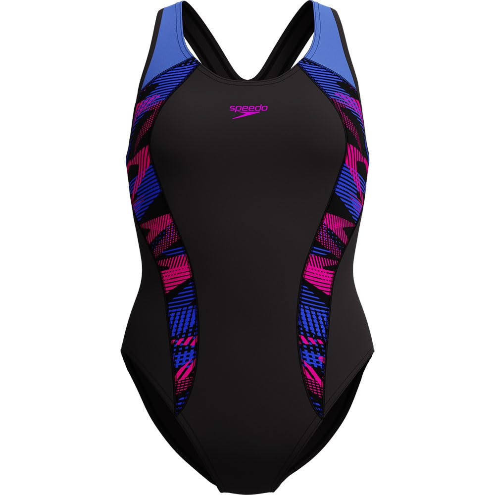 Speedo Placement Laneback Maillot de bain une pièce pour femme