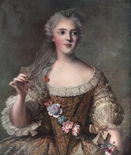 Affiche Artistique Madame Sophie de Jean Marc Nattier Impression Toile Salon 60x90cm
