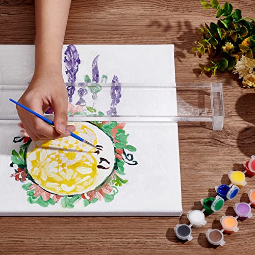 Benecreat Artist Leaning Bridge Hand Acrylic Wrist Rest For Computer Keyboard, 14Inch Transparent Creative Artist Bridge For Painting #TOP4