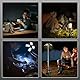 Clemas Teleskop Campinglampe Wiederaufladbar,14000 mAh LED Multifunktion Magnetische Camping Laterne,Baustellenbeleuchtung Kabellos,Dimmbare Zeltlampe Tragbare Stromversorgung 6000LM IPX5 Wasserdicht