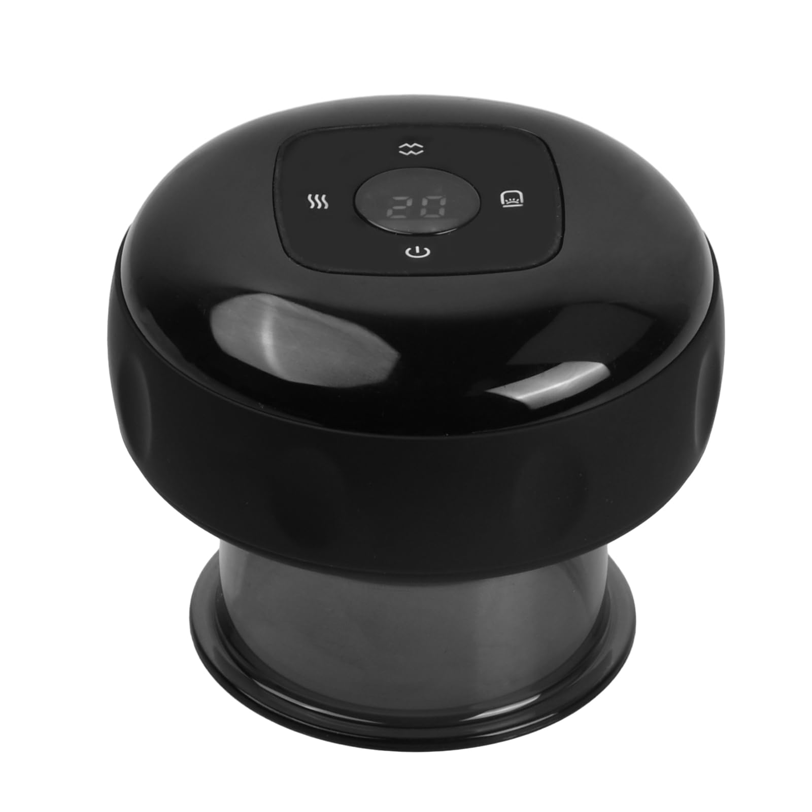 Ventosa Eléctrica Jinlaili por Infrarrojos, 12 Velocidades, Smart Cup Guasha Masajeador Espalda con Luz Roja, Terapia Electrónica de Ventosas