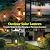 Solar Hanging Lanterns Outdoor: 2 Pack Metal Solar Hanging Lights with Hook, Bright - Warm Waterproof LED Lanterns for Outside, Classic Decorative Solar-Powered Light for Yard Garden Patio Porch Decor