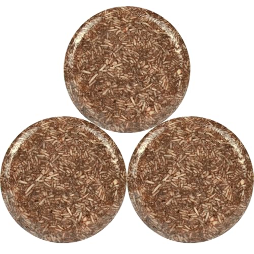 Barra de champú de oscurecimiento del cabello, 3pcs refrescante el cuidado del cabello mágico jabón botánico, shouwu para el cabello gris, la promoción de la oscuridad y el crecimiento, el cuidado de