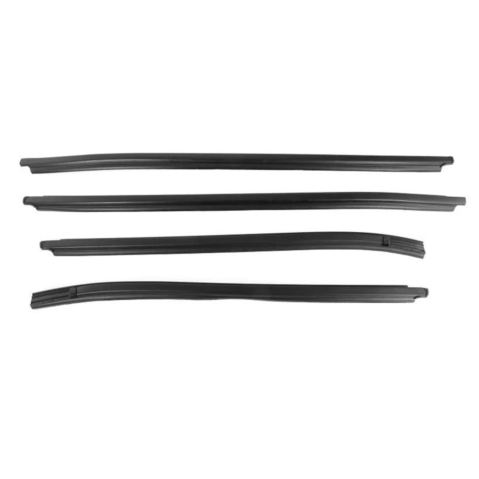 Crjimx One Color 4Pcs Car Window Glass Sealed Strip Side Wheatherstrip For Toyota For Hilux Sr5 2005-2015