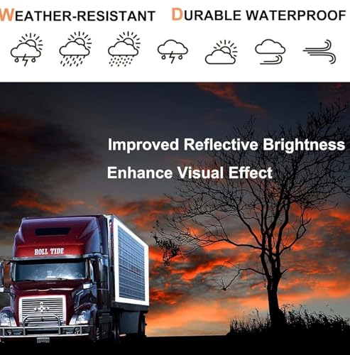 Image of WALLMATE Reflective Strip Sticker Self-Adhesive Night Visibility Warning Tape Waterproof Safety Reflector for Car, Bikes,Truck And Other Vihicle (D-Pink Strip, 0.5 In x 45 Mtr (1771 in))