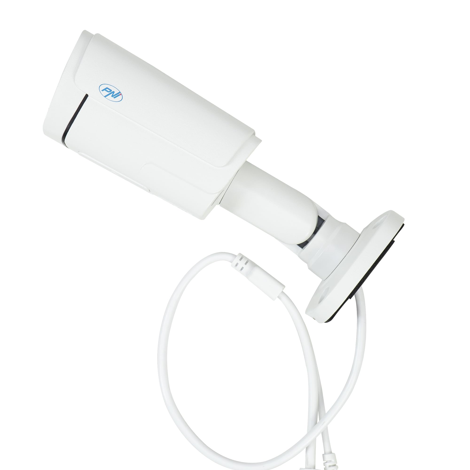 Telecamera di videosorveglianza PNI IP780, 8MP, 4K, IP, 6 LED IR, IP66, Bianco
