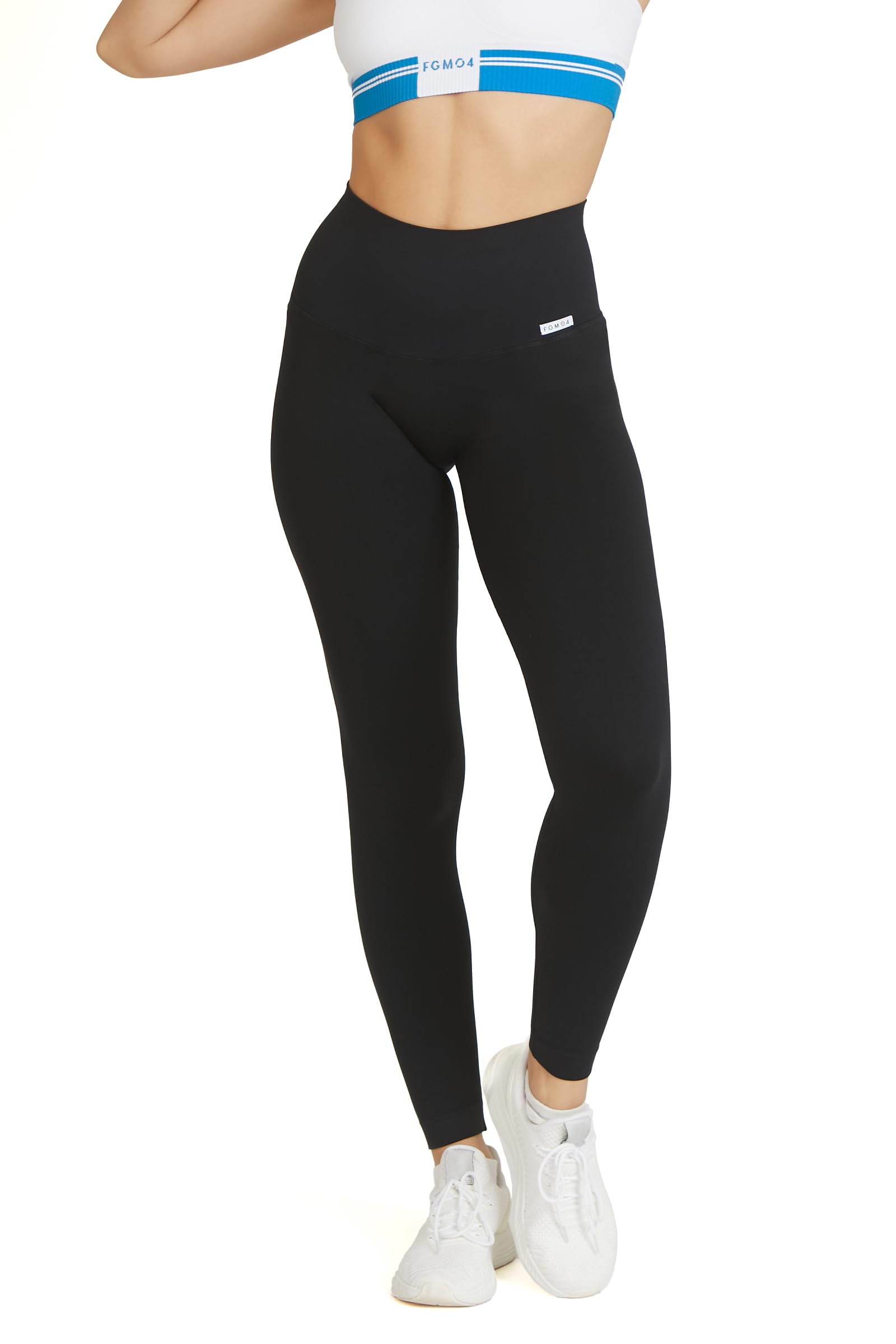 FGM04 Donna - Leggings all-Up, Modellante,XS-S/M-L, Vita Alta, Tecnologia F.I.R., Made in Italy, Perfetti per Yoga e Palestra