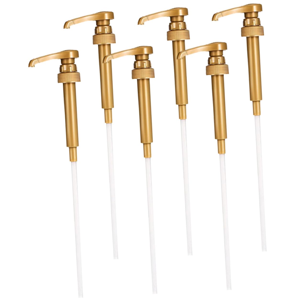 TOVINANNA Stylish Syrup Pump Replacement 5pcs Coffee Syrup Dispenser Pump for Kitchen Bar