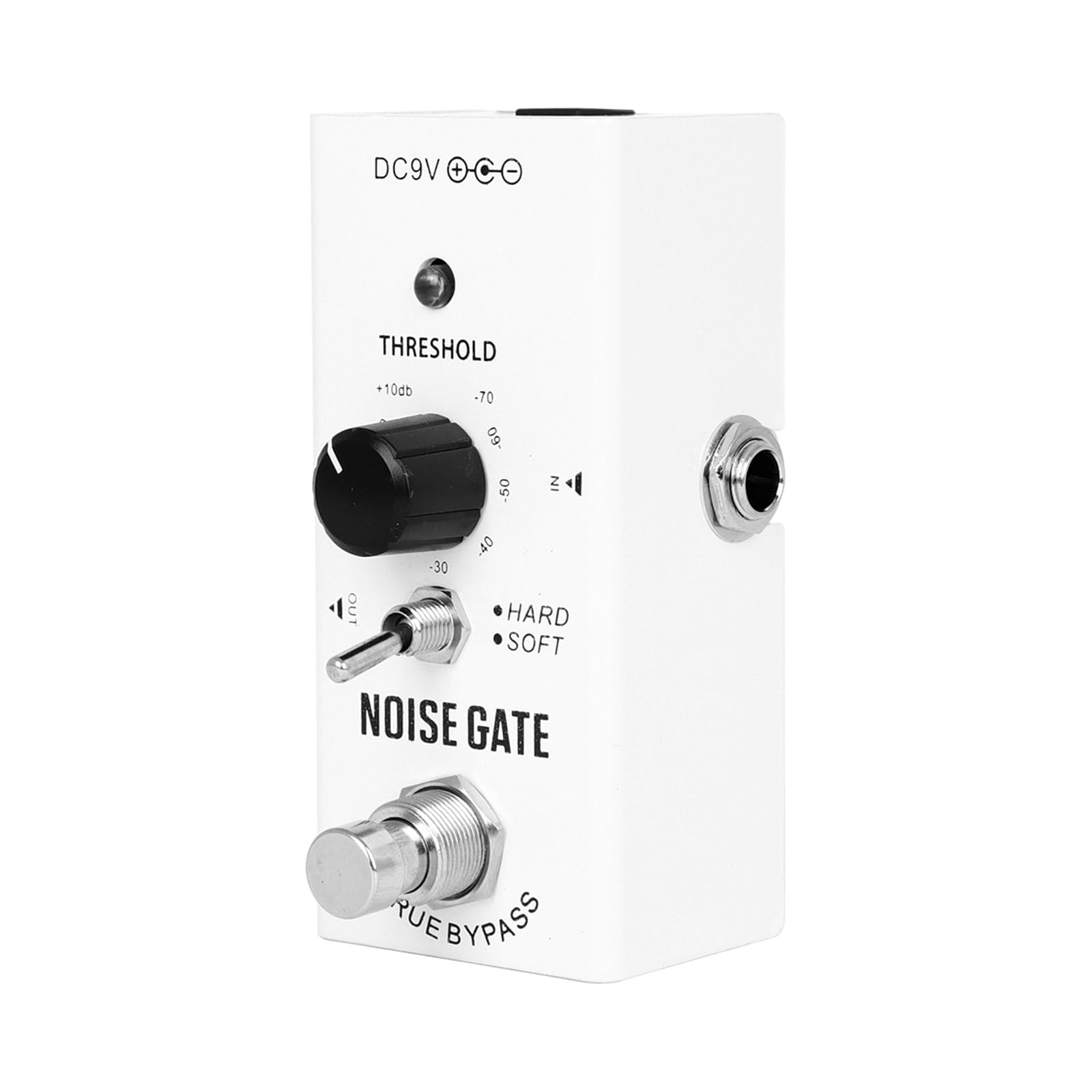 Guitar Pedal True Bypass Noise Reduction Effect Pedal Aluminum Alloy Noise Gate Electric Guitar Pedal Noise Suppressor