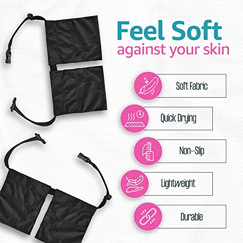 Post Surgical Drain Belt With Pockets - Medical Supplies For Mastectomy Or Breast Augmentation Recovery, Adjustable Belt, Holds 4 Drain Bulbs, Machine Washable #TOP4