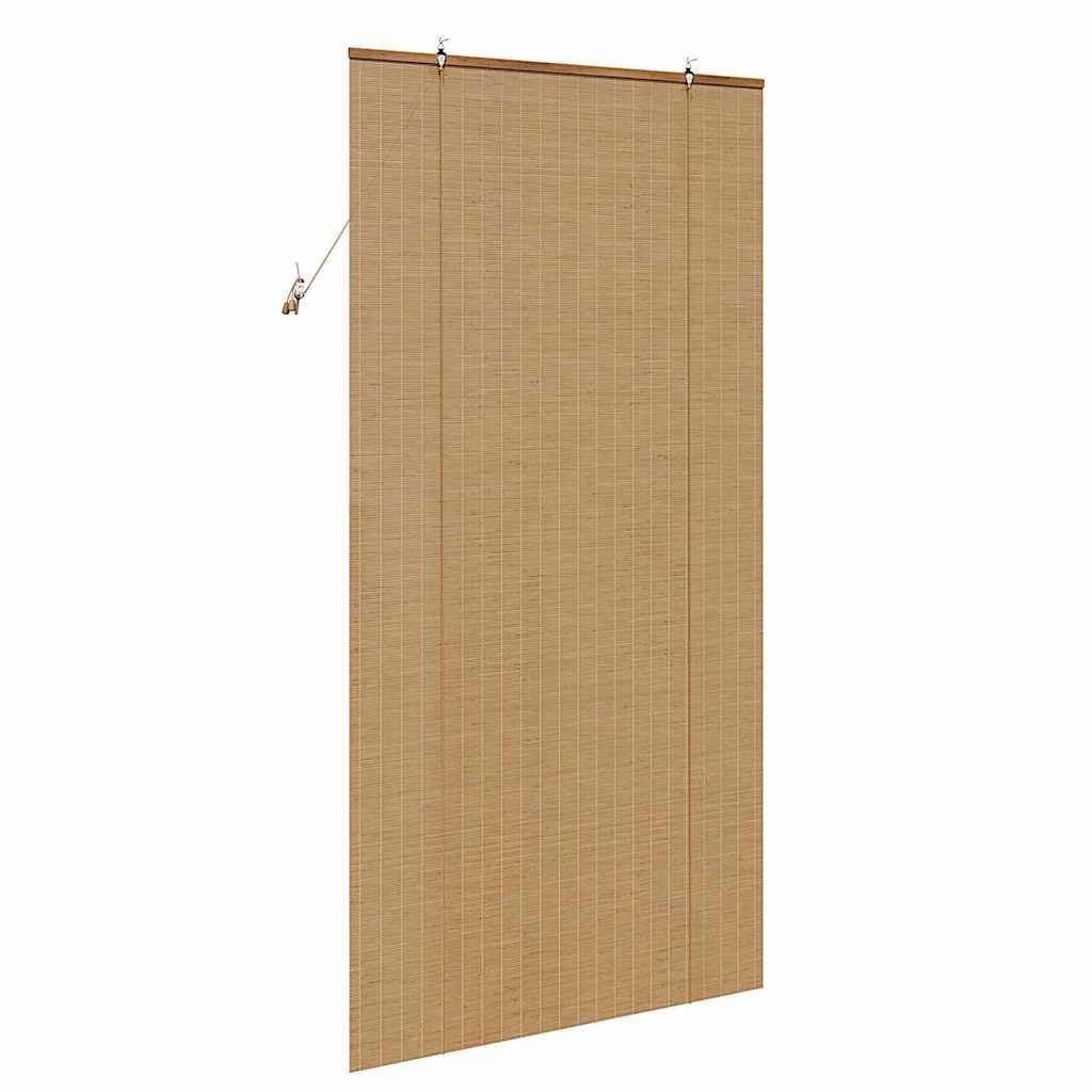 Solivagant Store Enrouleur avec des Rideaux Marron 120 x 220 cm Bambou,(2.05 KG)