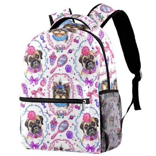 Sac de voyage décontracté au design raffiné de chiens élégants