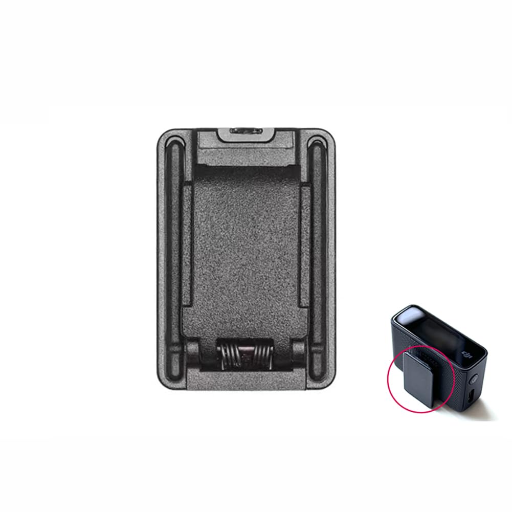 iMusk Original OEM Camera Mount Adapter for DJI Mic Receiver, Black, Plastic, Top Mount