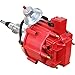Dragon Fire High Performance Race Series Complete HEI Electronic Ignition Distributor Compatible with Chevrolet Chevy Inline Straight 6 194 230 250 260 292 OEM Fit DCS6-DF