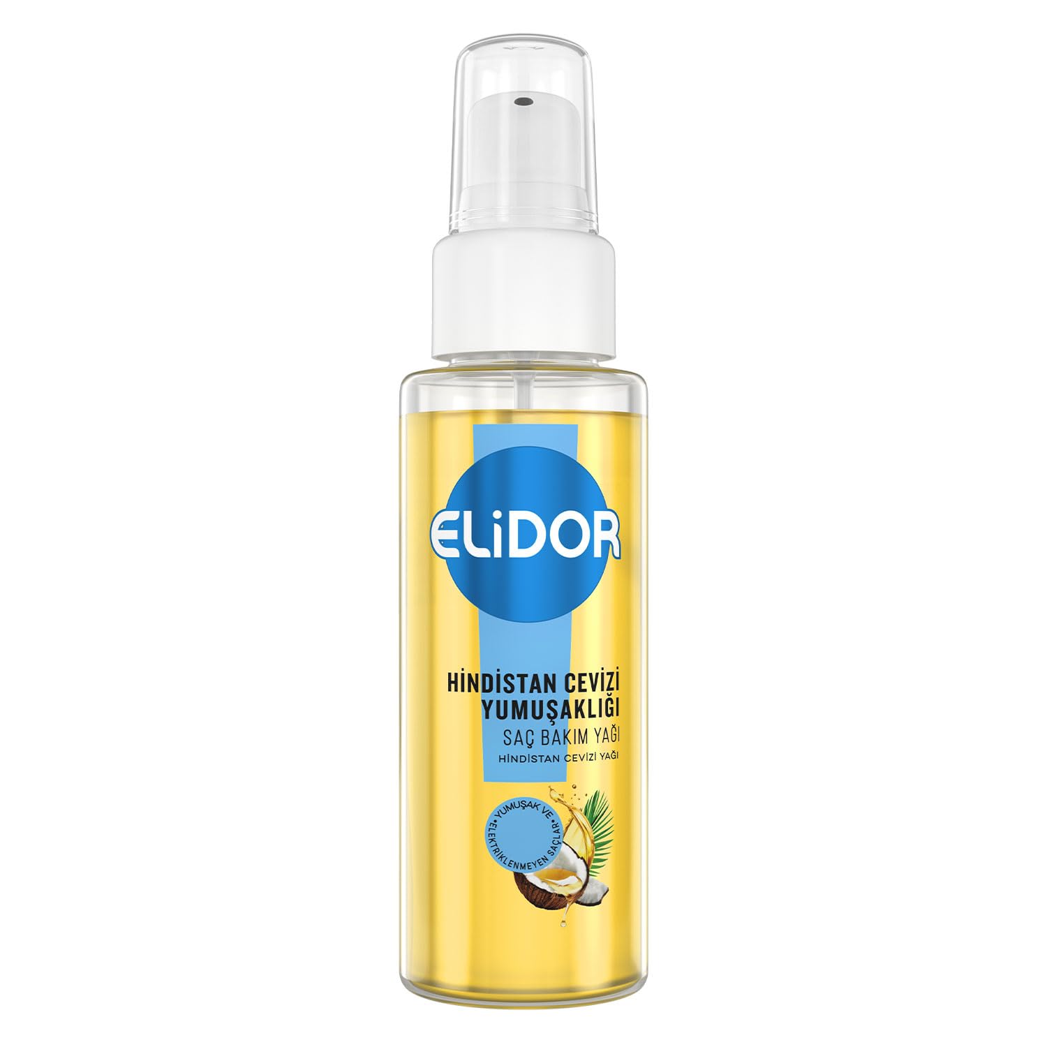 Elidor Hindistan Cevizi Yumuşaklığı Saç Bakım Yağı 80 ml