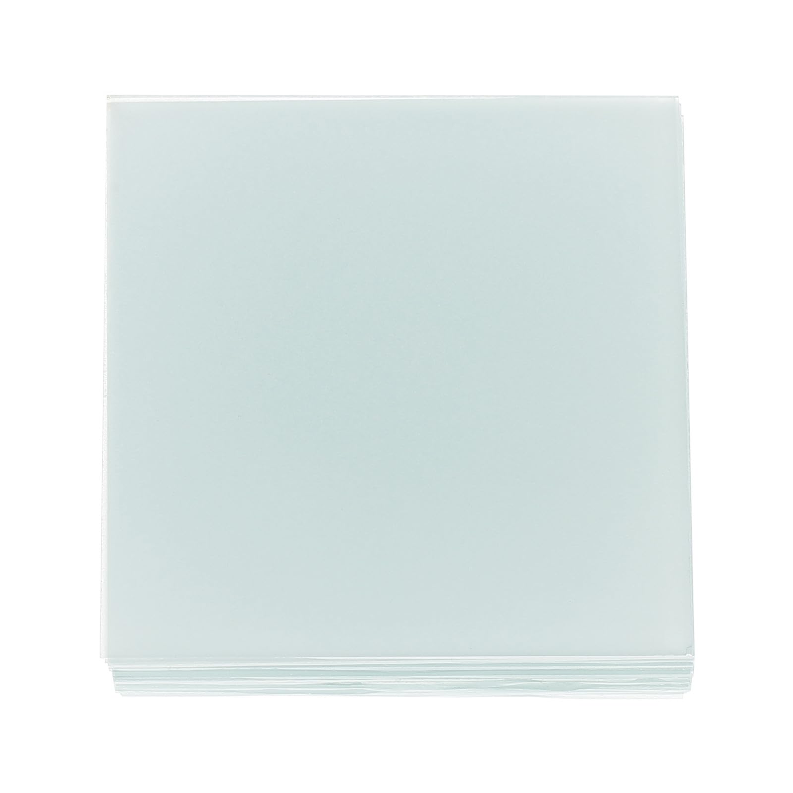 MAGICLULU Milchglasplatten Bruchsicher und Verschleißfest 15 Stück aus Synthetischem Material mit 60x60mm Größe für Experimente im Klassenzimmer und Schullabor