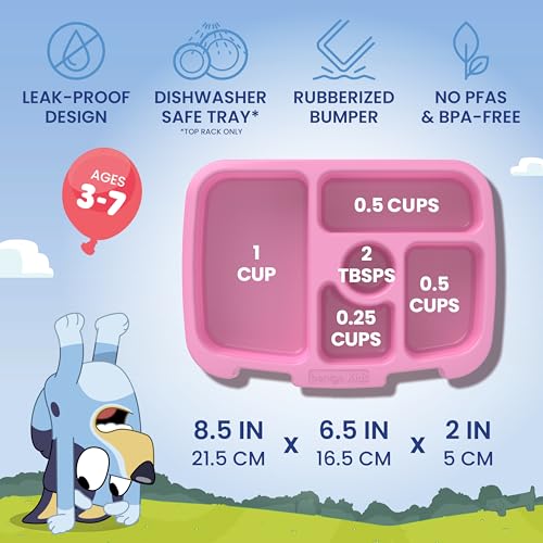 Image of Bentgo + BLUEY Kids Leak-Proof, 5-Compartment Bento-Style Kids Lunch Box