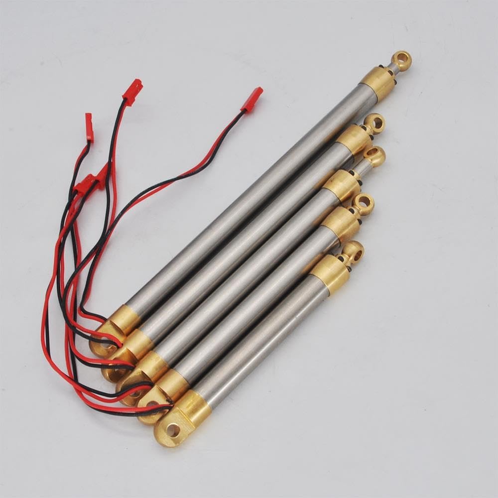 Elektryczny cylinder symulacyjny średnica zewnętrzna 12mm do koparki zdalnie sterowanej DIY modyfikacja modelu zabawkowego akcesoria do popychaczy(55mm Stroke)