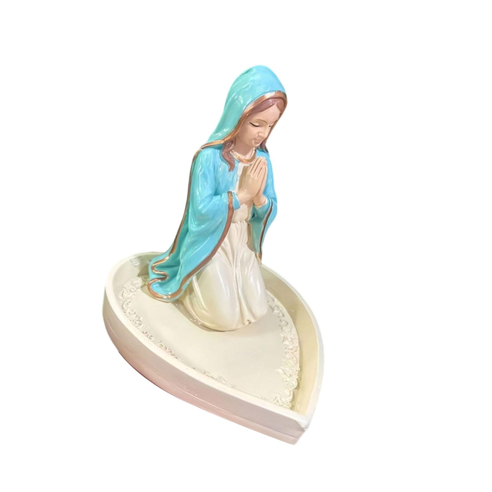 HZBB Religious Art Resin Sculpture Jewelry Storage Holder for Bedroom Statue Decoration Religious Home Decoration