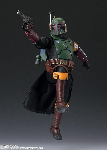 Miniatura 3 de S.H. Figuarts Boba Fett (Star Wars The Book of Boba Fett), Approx. 6.1 inches (155 mm), AVS & PVC & Cloth Painted Action Figure