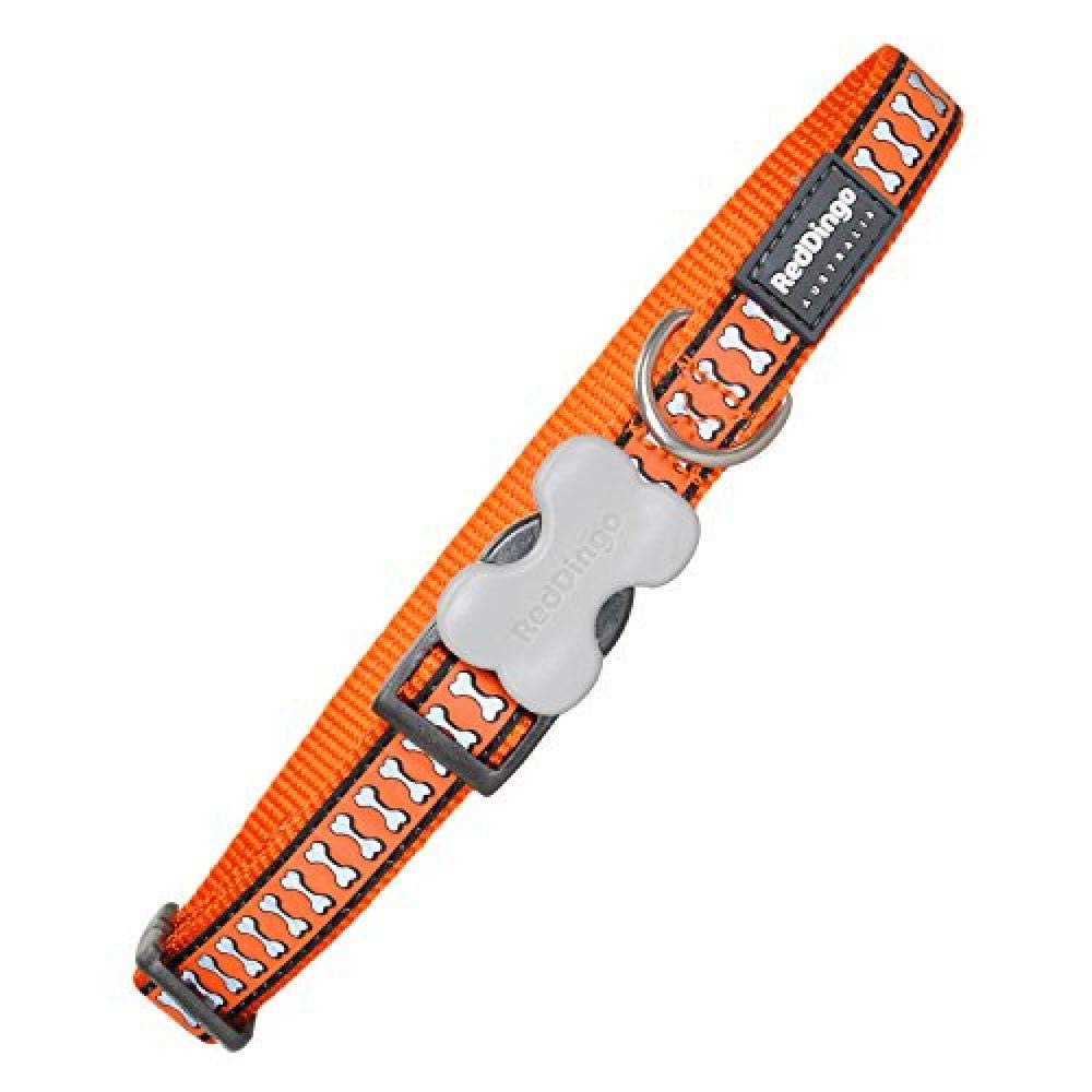 Red Dingo - Collare Riflettente Per Cani (Large) (Arancione)-image