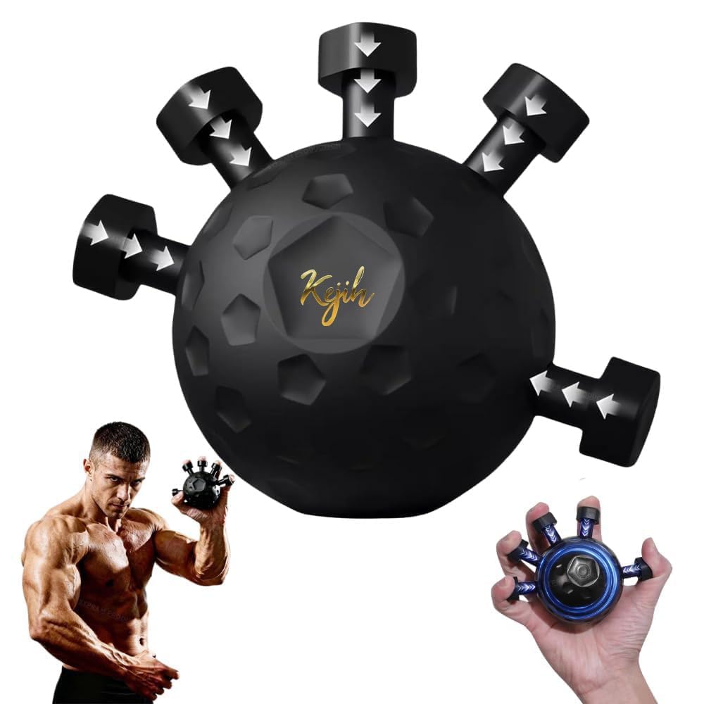 Hand Grip Strengthener,Ultimate Finger Exerciser Strength Trainer Exercise Ball Hand Strengthener Hand Balls Workout Equipment for Men & Women-image-23