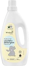 Windmill baby Natural Fragrance Free Laundry Detergent Liquid, USDA Certified, Allergen Free, Plant Based with Bio-Enzymes - 900 ml