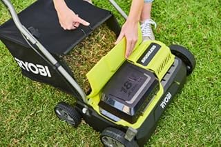 Ryobi RY18SFX35A-0 18V One+ Cordless 35cm Brushless Scarifier, 18 V, Vert & Rouleau aérateur pour scarificateur AC/DC RAC821-35 cm