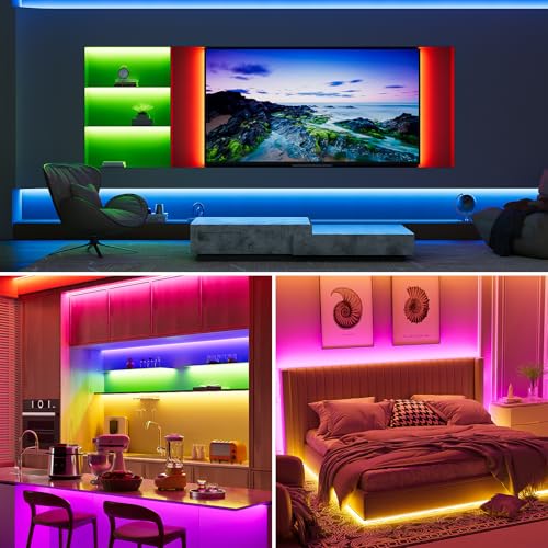 Tira de LED RGB COB MIWISE 10m con control dimmer miniatura 7