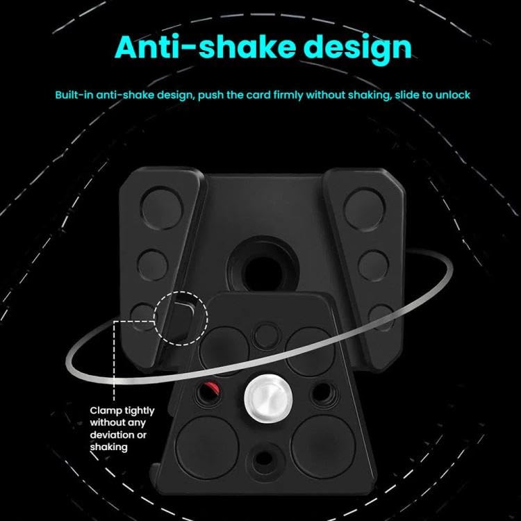 Image of Claw Quick Release Plate Tripod QR Camera Mount Adapter, Quick Setup Kit with 1 /4'' Screw Compatiable for Canon /Sony /Nikon Cameras /Zhiyun /Feiyu /DJI /Moza Stablizers Switch Between Tripod /Monopod /Slider