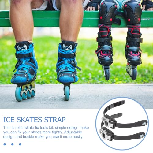 VANZACK 2pcs Roller Skate Energy Belt Portable Buckle Strap Snowboard Binding Strap Snowboard Buckles Strap Snowboard Bindings Parts Skiing Accessories Roller Strap Screw Pp Ice Skates - Thumbnail 6