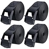 YAPJEB 荷締めベルト 荷物ベルト ラッシングベルト タイダウンベルト 1m 1.5m 2m 3m 5m 幅2.5cm 荷造りベルト 固定ベルト バンド 荷締機 自転車 バイク 荷台 締付 梱包 積載 多用途 台風地震対策