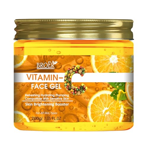 BROER Vitamin C Face Gel, 200gm | Skin Brightening Booster Facial...
