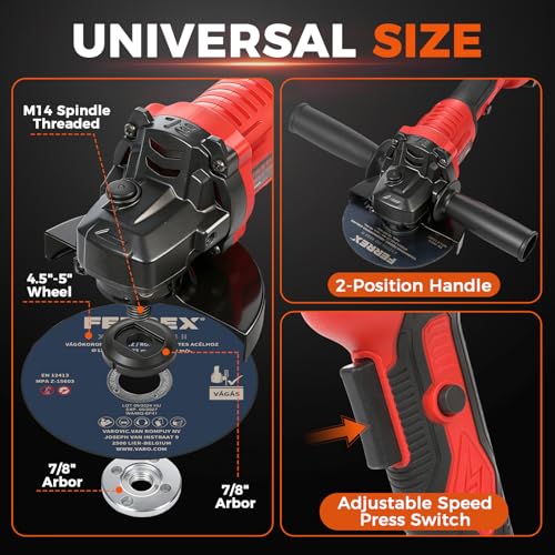 GEARWAVE Brushless Cordless Angle Grinder