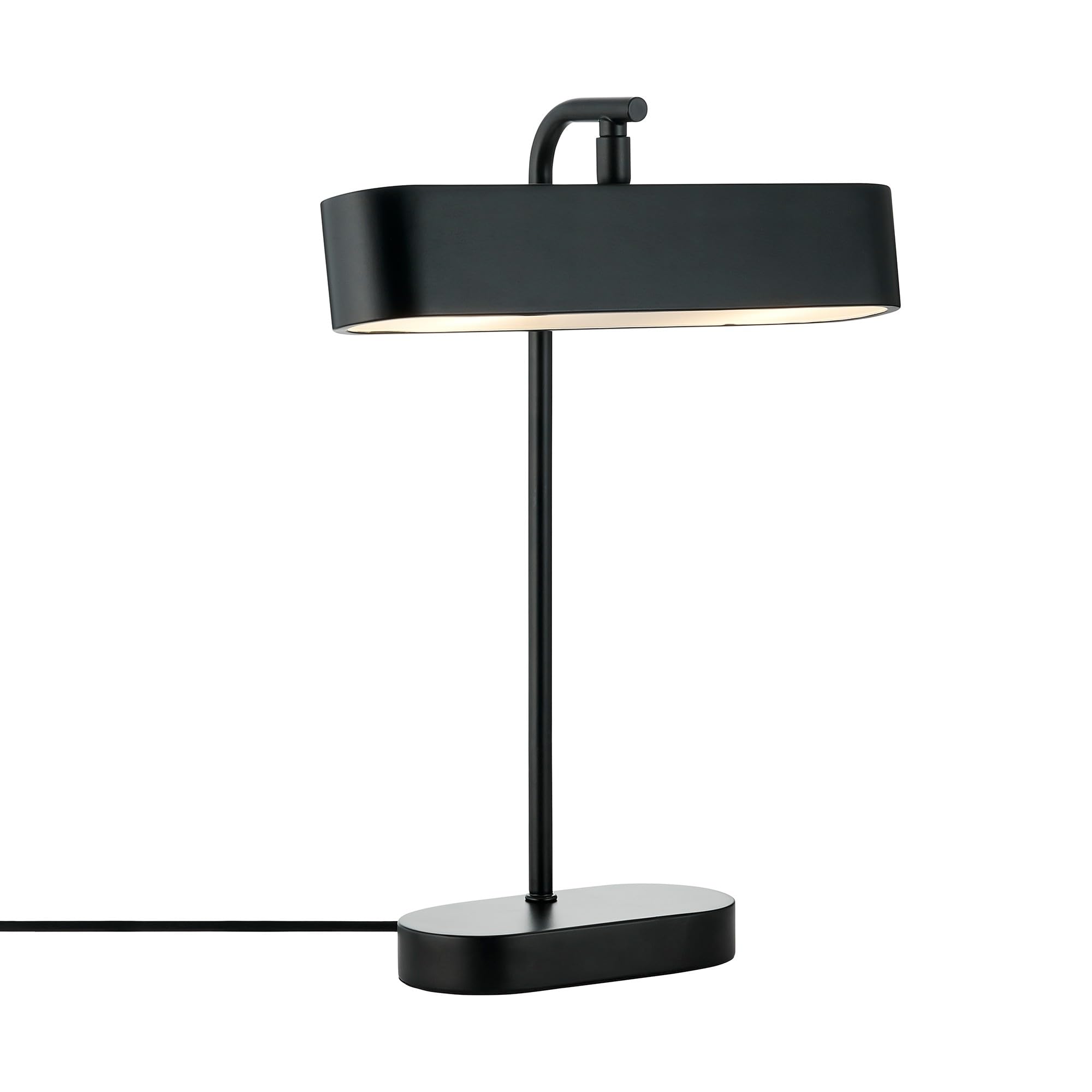Nordlux Merlin Modern Black Metal Table Lamp - Living Room, Bedroom, Bedside Mains
