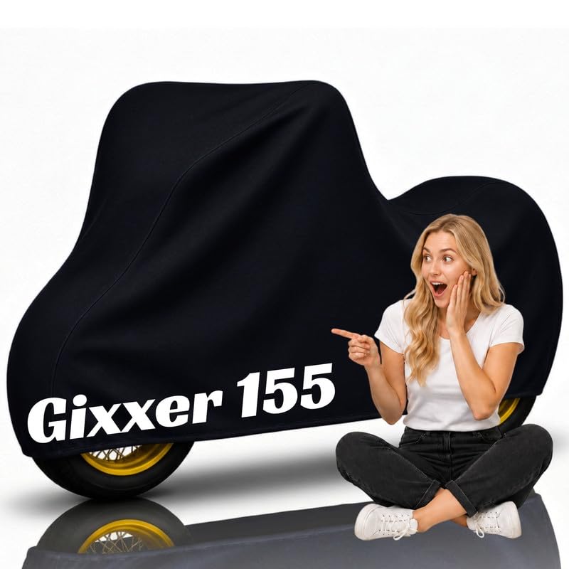 Image of Loving Ultra 100% Waterproof Bike Body Cover for Gixxer 155 Bike Cover for Rain & Dust| Dustproof & Scratch Resistant | Two Wheeler Covers with UV Protection, Heat Resistant | All Weather Protection