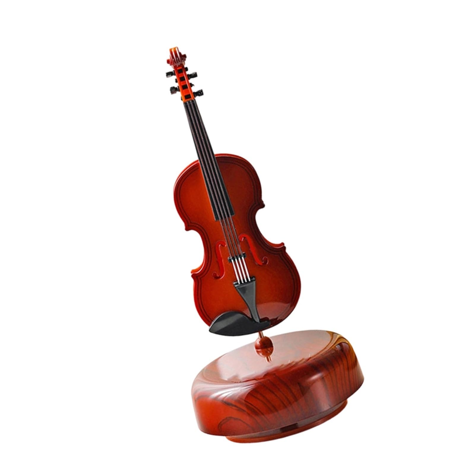 ZXFJYUIP Classical Trumpet Saxophone French Horn Musical Instrument Study Room Decoration Music Box(Violin)