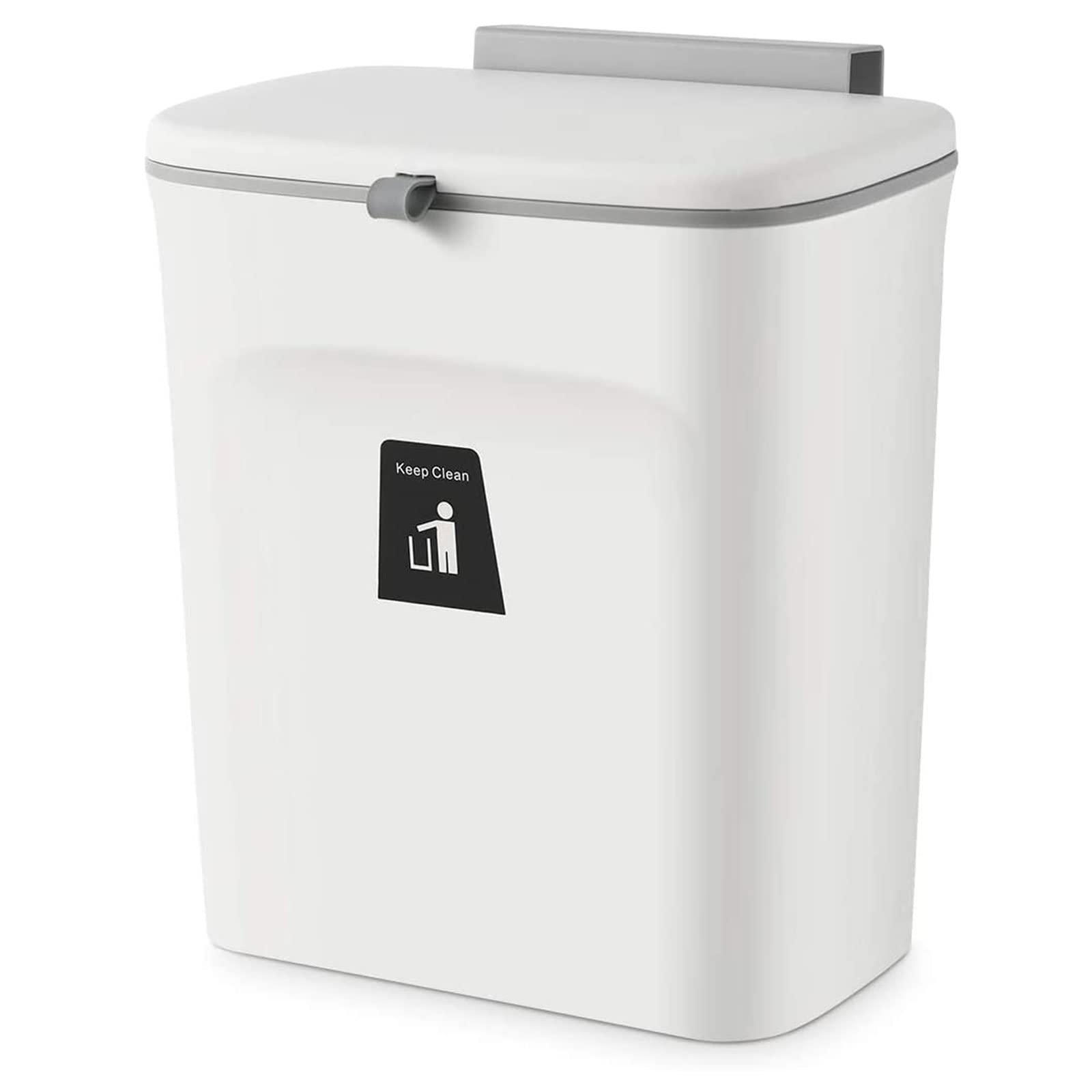 Buy Hanging T Can for Kitchen Door, 2.4 Gallon/9 Liter Small