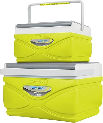 Enfriador de pícnic – Enfriador duro de 4.5 litros – Coolbox mantiene el contenido fresco durante 48 horas – Enfriador exterior sin BPA – Enfriador