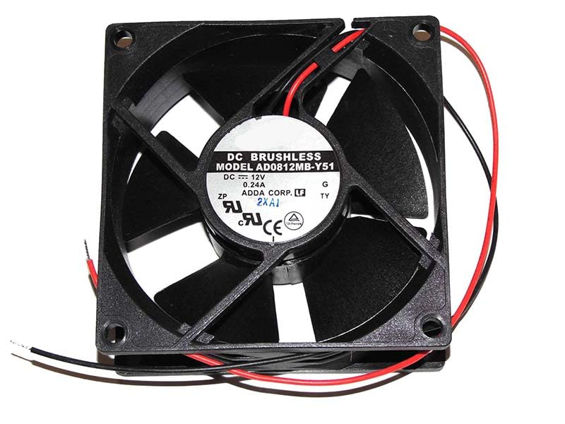 Ventilador axial 80mm AD0812MB-Y51 12V 0.24A extractor para caja PC y fuentes de alimentación
