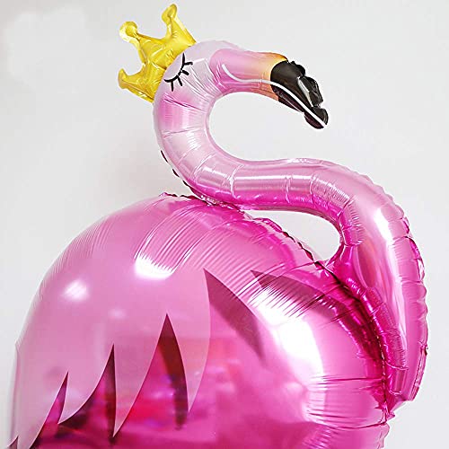 (2 Pack) Flamingo Giant Balloons Pink Flamingo Mylar Foil Balloon For Party Supplies #TOP3