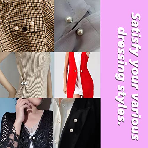 Image of Fashion Pearl Brooch, Sweater Shawl Pearl Pin, Elegant and Fashionable, Enhance your Temperament, Suitable for a Variety of Occasions to Wear