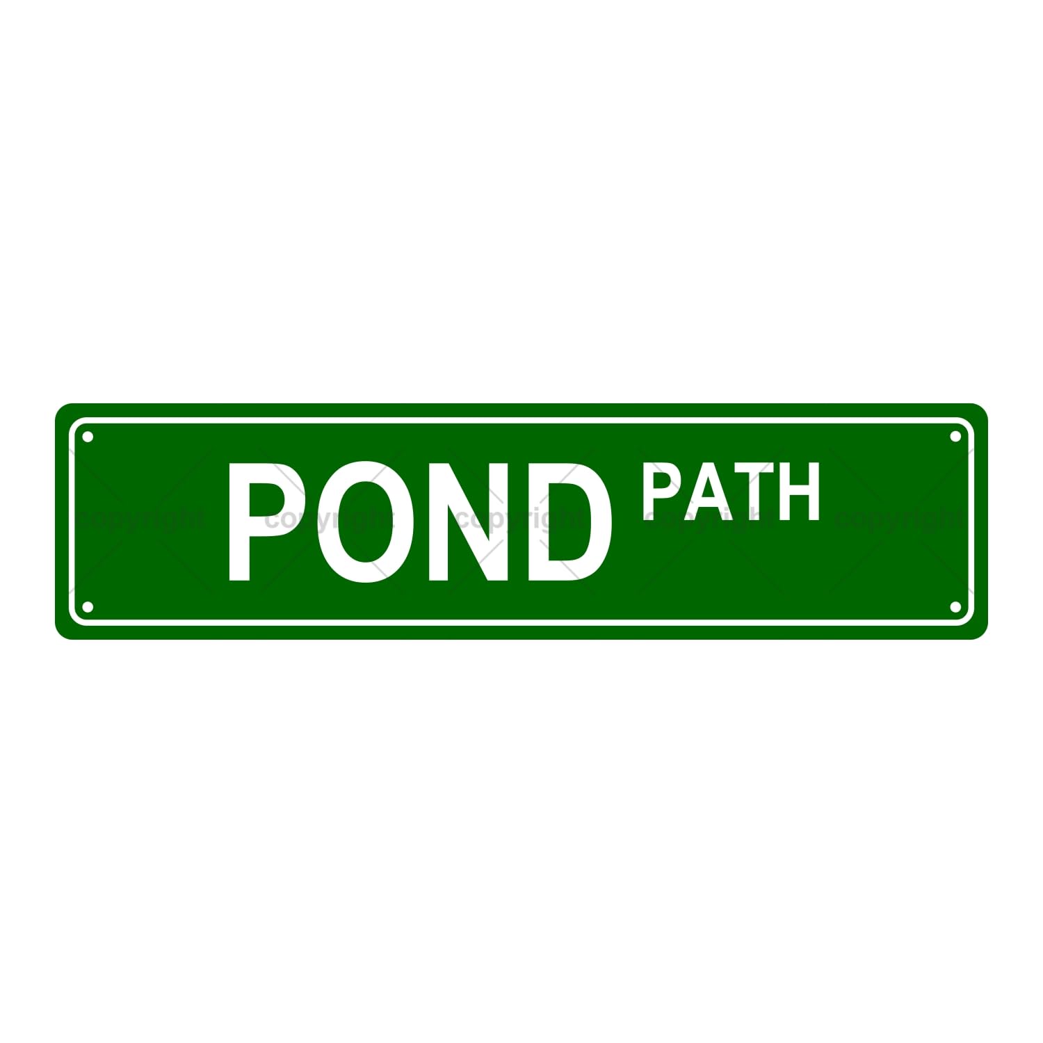 Pond Path Space Metal Tin Street Sign Bar Cafe Garage Cave Home Room Wall Bathroom Farmhouse Garden Porch Patio Decor,4x16 Inch