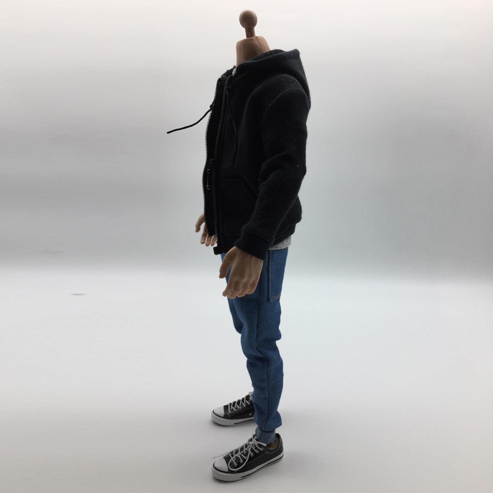 Amazon | Generic 1/6スケールメンズファッションパーカーTシャツ 