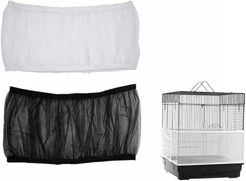 ISMARTEN Bird Cage Seed Catcher (2 Pack), Airy Gauze Bird
