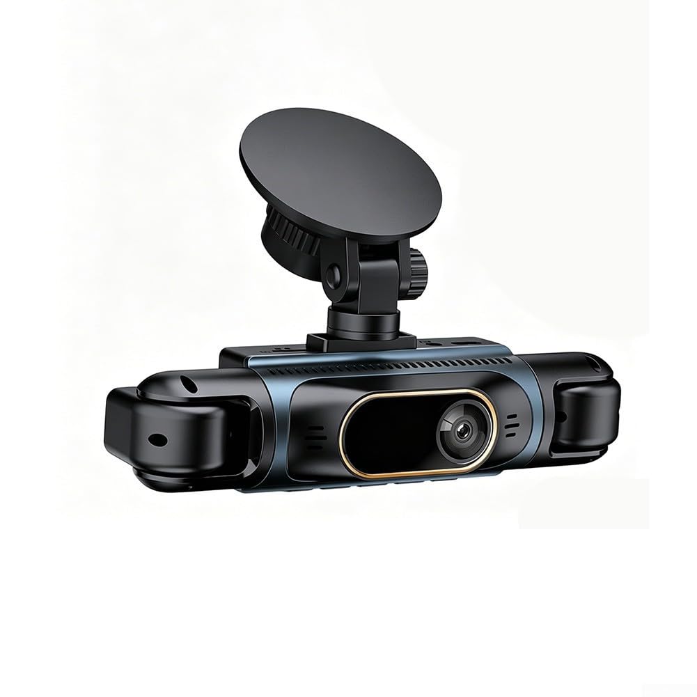 Tryb parkowania dla kamery samochodowej 24H Monitor G-Sensor Protection Parking (czarny) | 2K dla poczwórnego kanału, pełne pokrycie 360°, korpus ABS, kompaktowy rozmiar 15 x 11 cm, czarne wykończenie