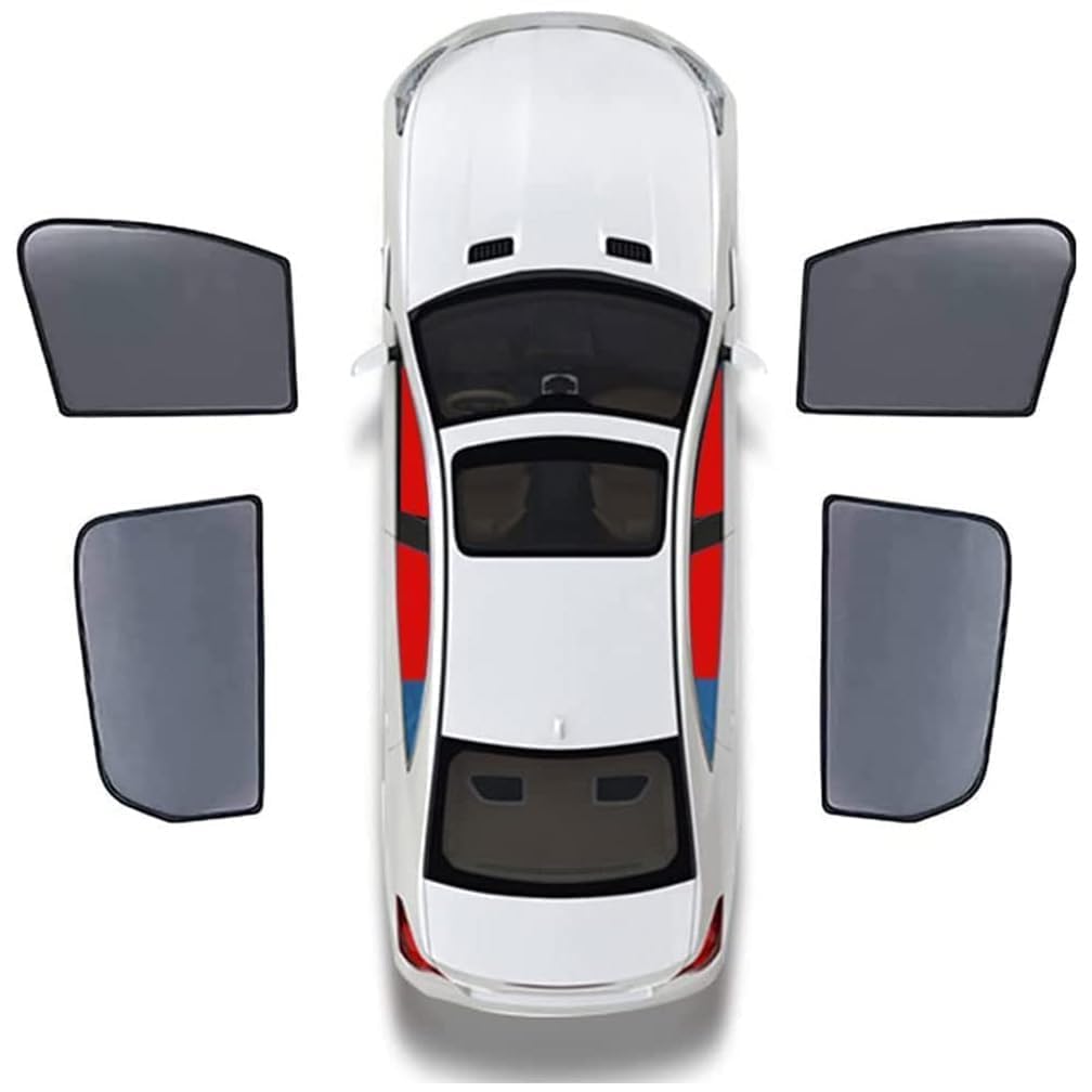 EOYLBFWH Car window shades set, for Volvo EX30 2023- Full Covers Car Window Curtains Blinds Visor Front Rear Privacy Curtains,4pcs-doors-window-normal